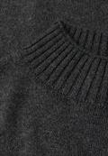 Basic Turtleneck Pullover gravel grey mel.