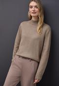 Basic Turtleneck Pullover mocha glow mel.