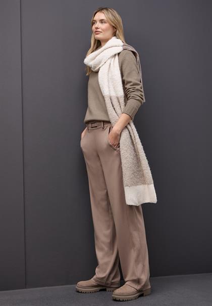 Basic Turtleneck Pullover mocha glow mel.