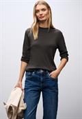 Basic Turtleneck Shirt darkest brown