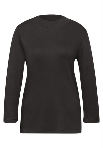 Basic Turtleneck Shirt darkest brown