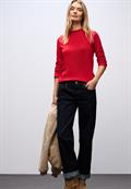 Basic Turtleneck Shirt racing red