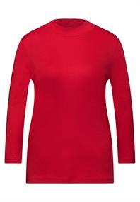 Basic Turtleneck Shirt racing red