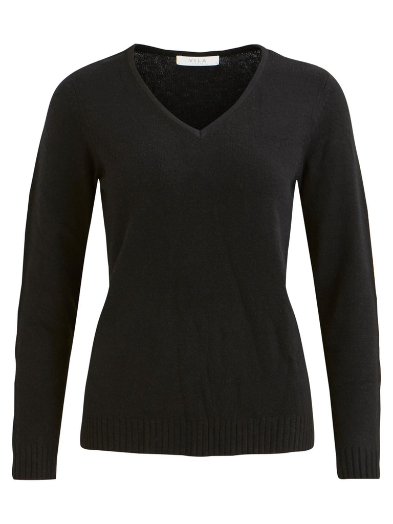 Vila Damen Pullover 14042769 Black - jacken für