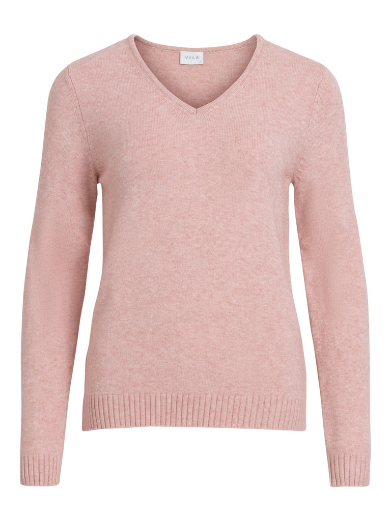 Vila Damen Pullover 14042769 Misty Rose - jacken für