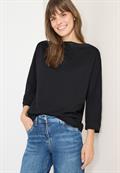 Batwing Shirt mit Tape black