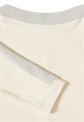 Batwing Shirt mit Tape creamy white