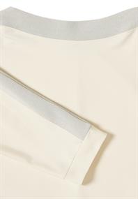 Batwing Shirt mit Tape creamy white