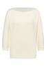 Batwing Shirt mit Tape creamy white