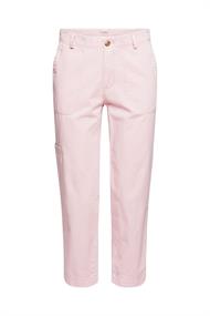Baumwoll-Hose im Cargo-Look pink