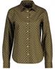 Baumwoll Seiden Bluse hunter green