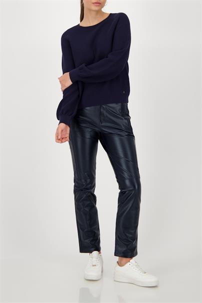 Baumwoll-Strickpullover night sky