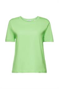Baumwoll-T-Shirt mit Rundhalsausschnitt citrus green 3