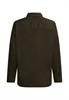 Baumwollbluse mit Brusttasche dark olive