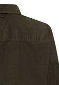 Baumwollbluse mit Brusttasche dark olive