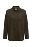 Baumwollbluse mit Brusttasche dark olive