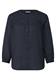 Baumwollbluse mit Details deepwater blue