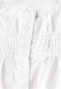 Baumwollbluse mit Details off white