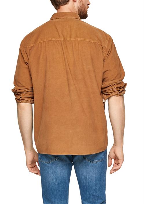 baumwollhemd-braun