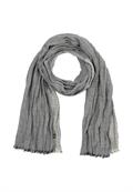 Baumwollschal mit gewebter Struktur und hohem Tragekomfort dark navy