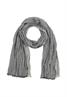 Baumwollschal mit gewebter Struktur und hohem Tragekomfort dark navy