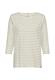 Baumwollshirt mit 3/4 Arm light khaki stripes