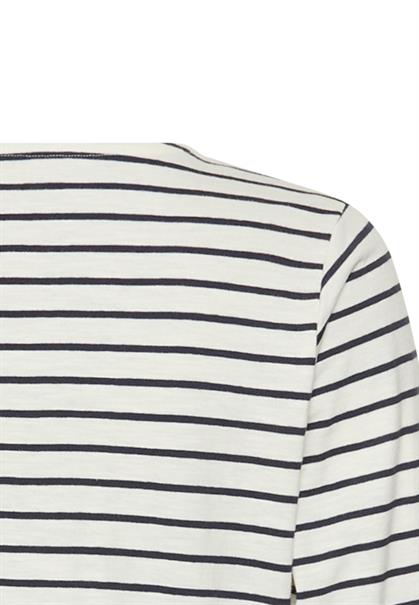 Baumwollshirt mit 3/4 Arm night blue stripes
