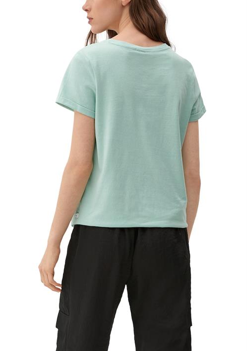 baumwollshirt-mit-frontprint-türkis2