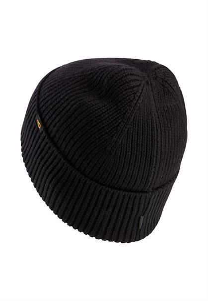 Beanie aus einem Baumwoll-Kaschmir Mix asphalt