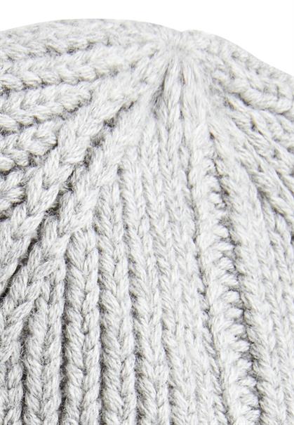 Beanie aus einem Baumwoll-Kaschmir-Mix stone gray