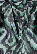 Bedruckte Baumwollbluse slate khaki