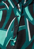 Bedruckte Bluse black