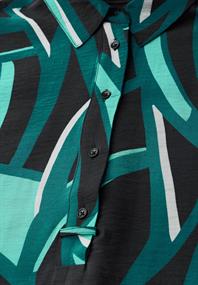 Bedruckte Bluse black