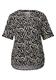 Bedruckte Bluse black