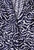 Bedruckte Bluse deep blue