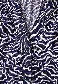 Bedruckte Bluse deep blue