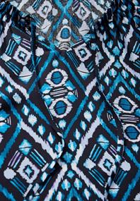 Bedruckte Bluse deep charcoal grey