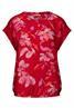 Bedruckte Bluse glory red