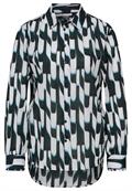 Bedruckte Bluse hunter green