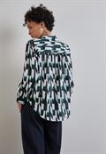 Bedruckte Bluse hunter green