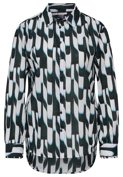 Bedruckte Bluse hunter green