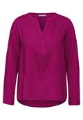 Bedruckte Bluse jewel pink