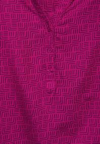 Bedruckte Bluse jewel pink