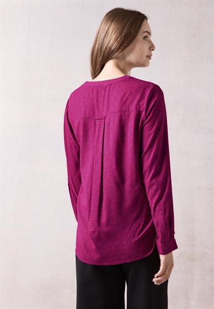 Bedruckte Bluse jewel pink