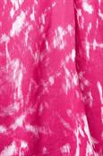 Bedruckte Bluse mit V-Ausschnitt cherry red 2
