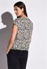 Bedruckte Bluse moonstone sand