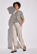 Bedruckte Bluse moonstone sand