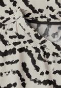 Bedruckte Bluse moonstone sand