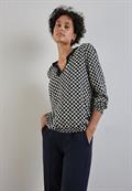 Bedruckte Bluse night sky blue