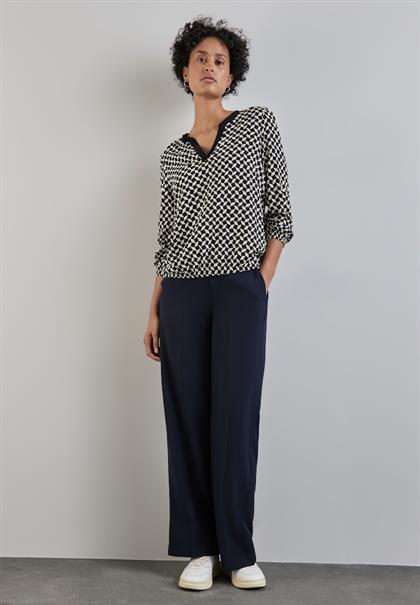 Bedruckte Bluse night sky blue